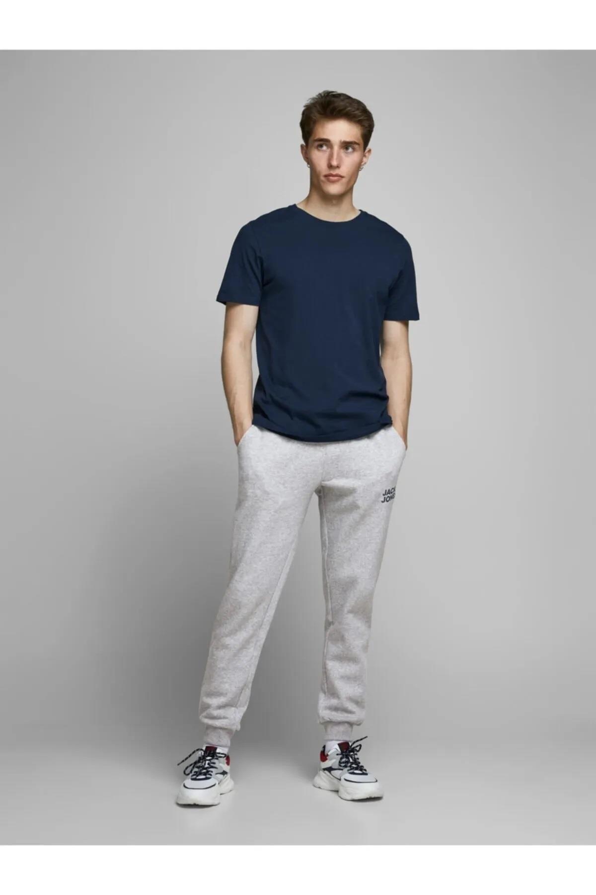 Jack&Jones Eşofman Alt 12178421 Açık Gri XL