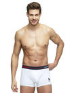 U.S Polo Assn. Erkek Boxer 3Lü 80155 Lacivert-Gri Melanj-Beyaz