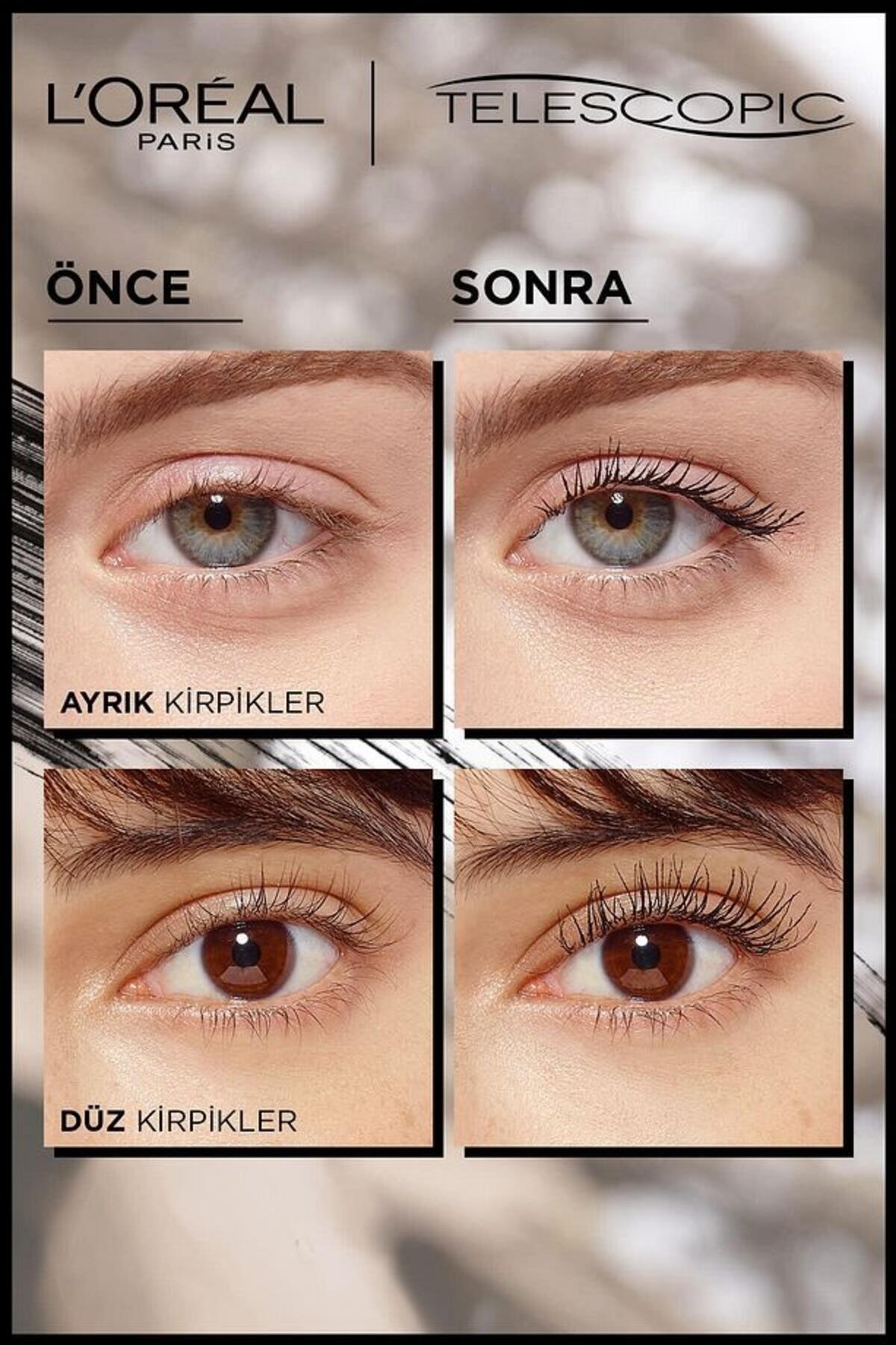 Loreal Paris Mascara Telescopic Carbon Siyah