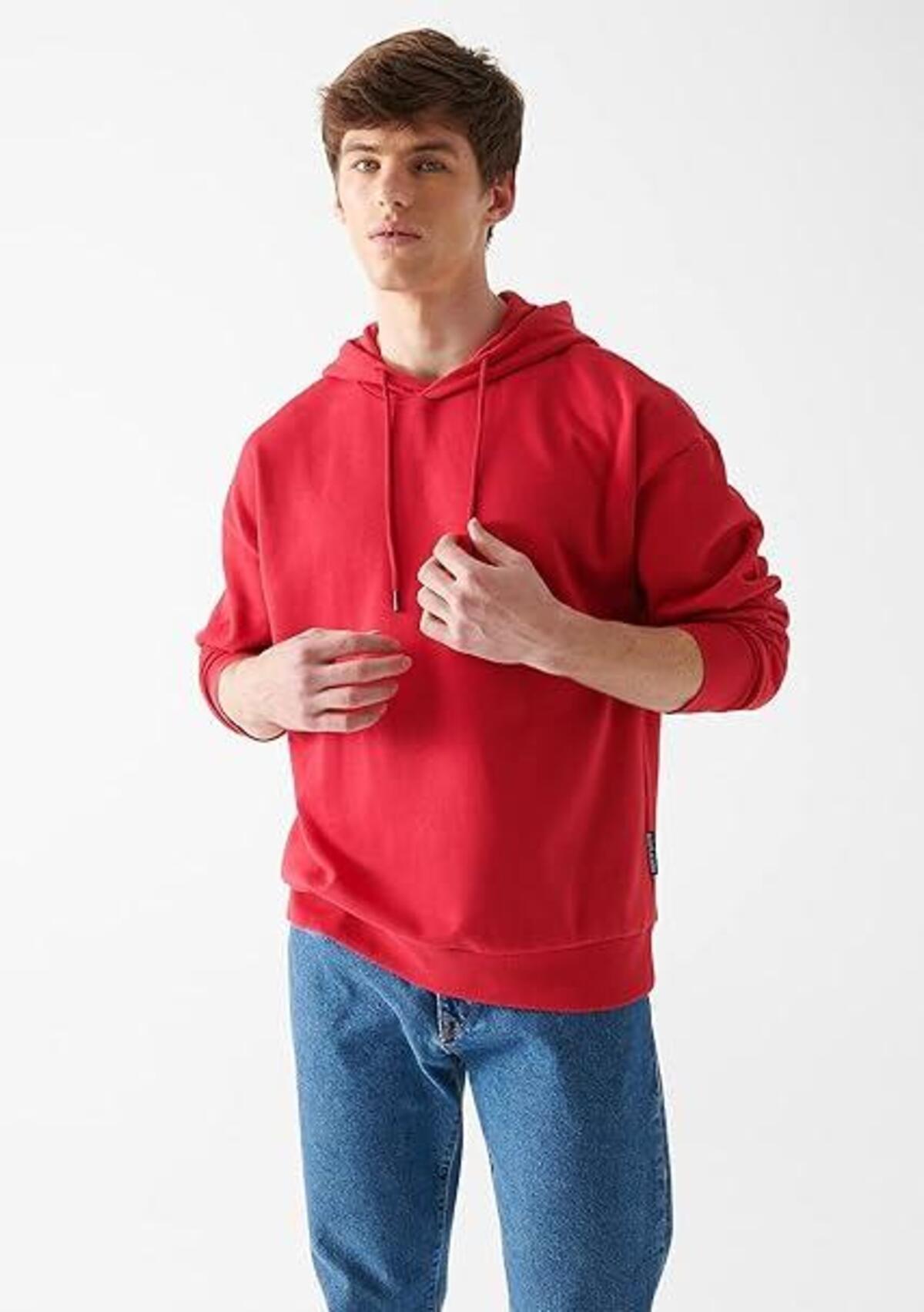 Mavi Sweatshirt M0610062-70468 Kırmızı