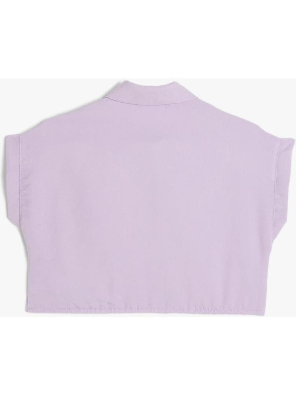 Koton Gömlek Kız Çocuk 4SKG60017AW Lila