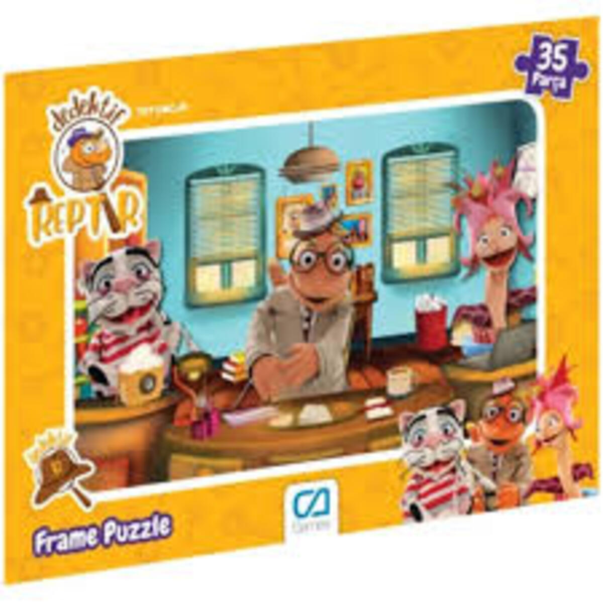 Ca Games Frame Puzzle 35 Parça Dedektif Reptır CAFRM5207-5208