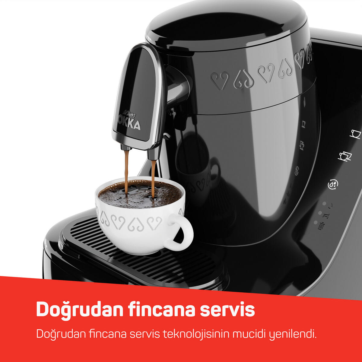 Arzum Kahve Makinesi Okka Elit Türk OK0040-20 Siyah-Krom