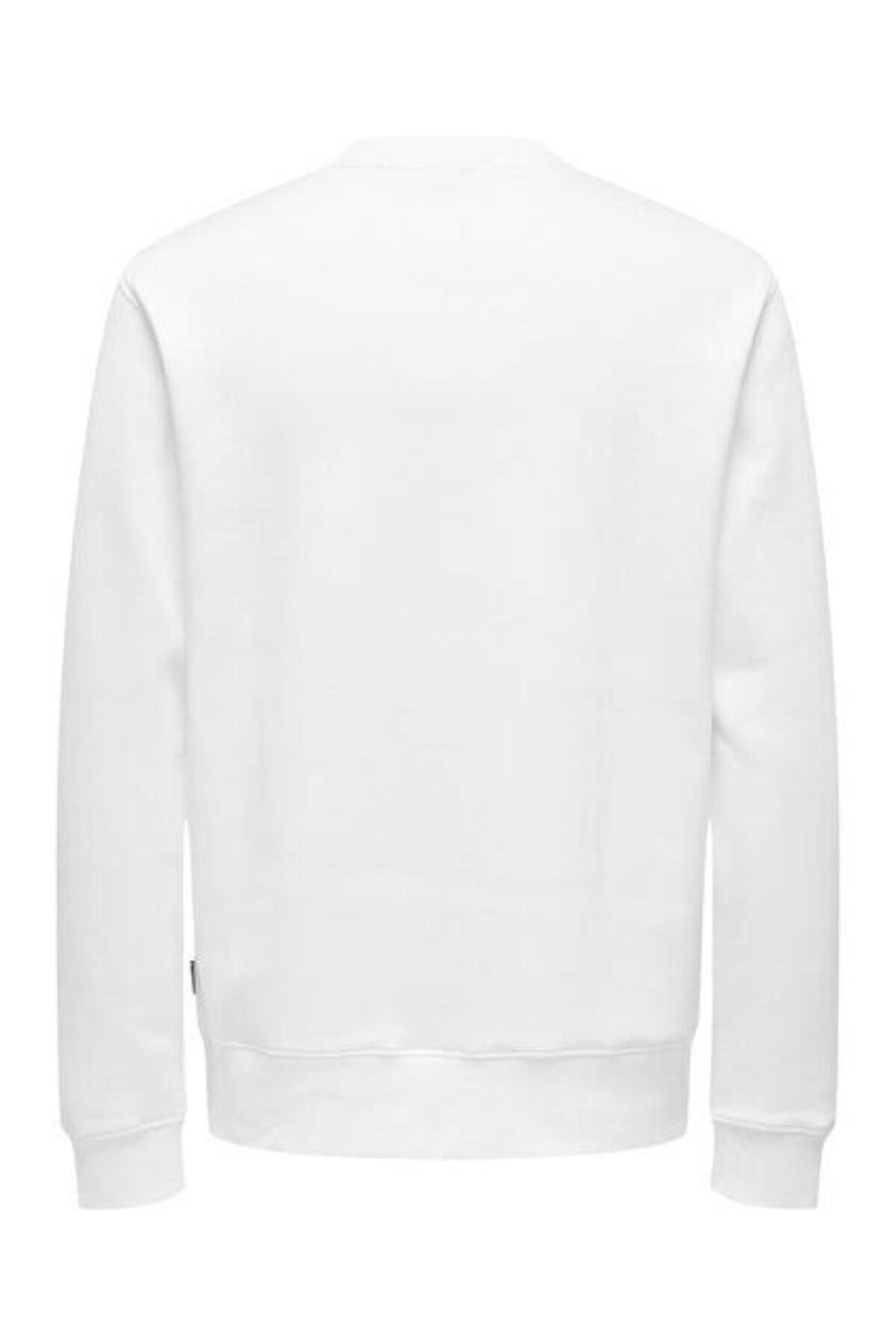 Only&Sons Erkek Sweatshirt 22033193 Ekru
