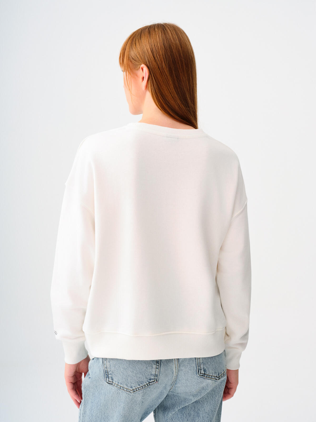 Loft Sweatshirt LF2038202 Kırık Beyaz