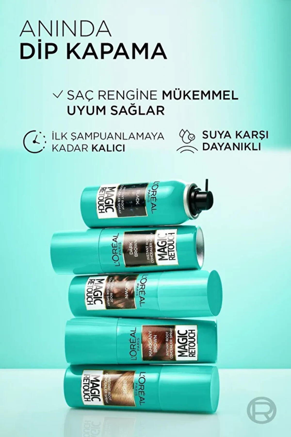 Loreal Paris Beyaz Kapatıcı Saç Spreyi 3 Kahve 75Ml