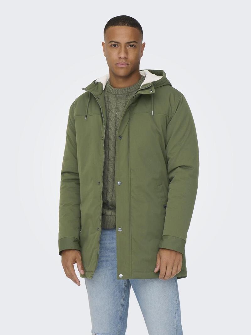 Only&Sons Parka 22025690 Haki
