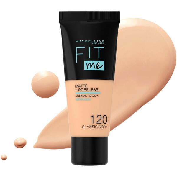 Maybelline Fondöten Fit Me Matte&Poreless No:120