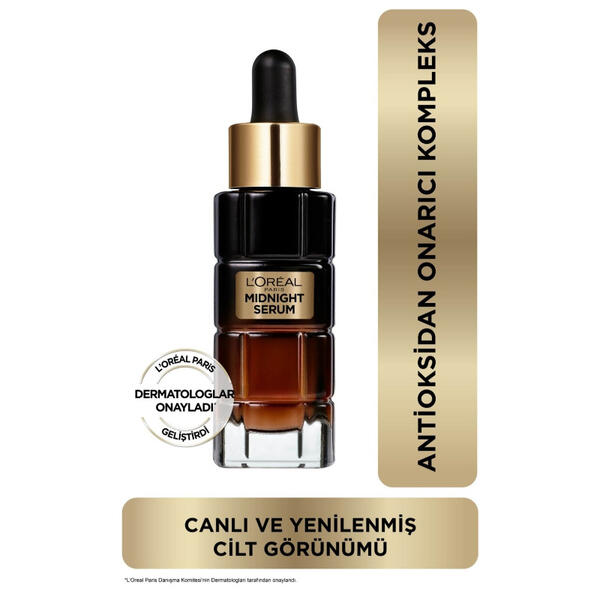 Loreal Serum Gece Cilt Görünümü Canlandırma Etkili 30Ml
