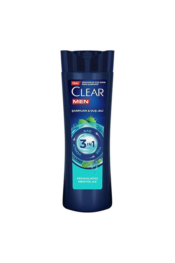 Clear Men Şampuan&Duş Jeli Mentol Etkisi 350Ml