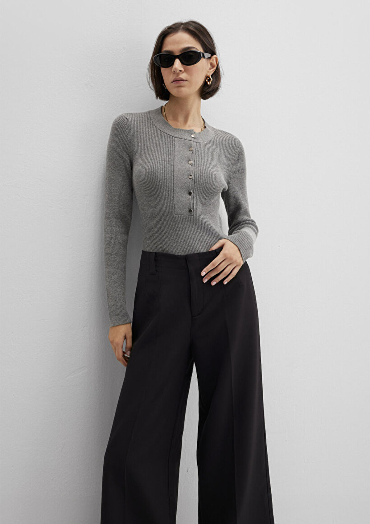 Mavi Kadın Kazak M1710830-83096 Gri