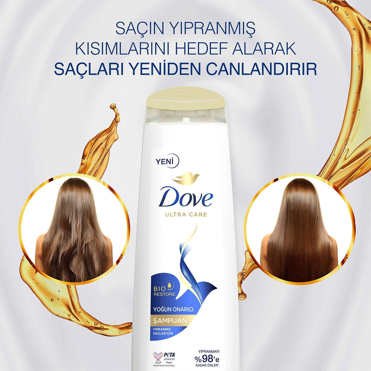 Dove Şampuan Yoğun Onarıcı 400Ml