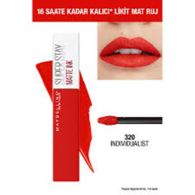 Maybelline Ruj Super Stay Matte İnk No:320 (Dy)