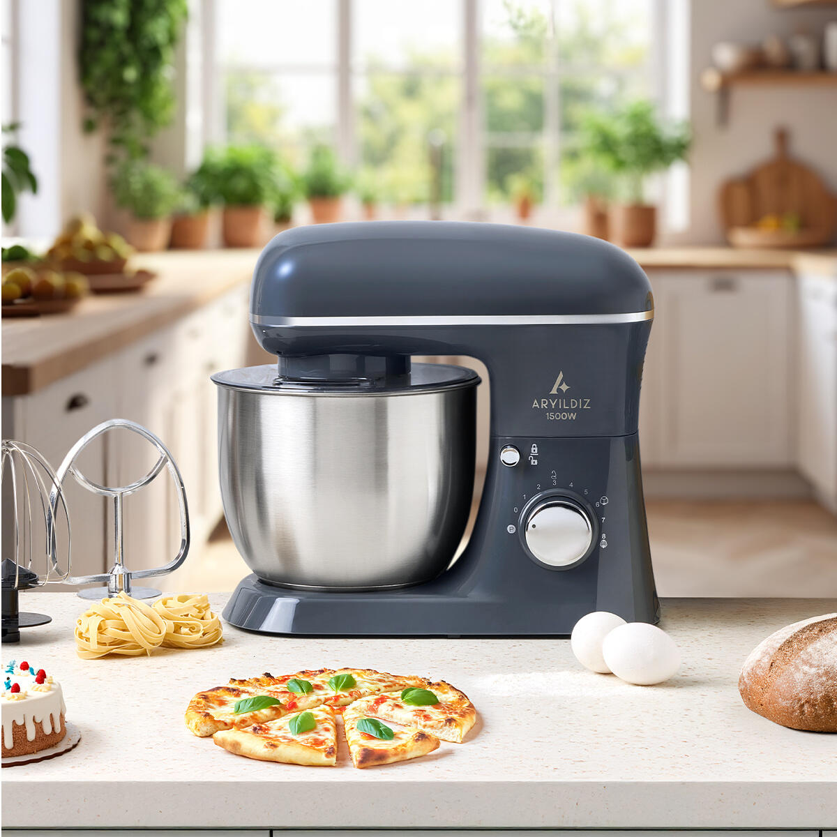 Aryıldız Mikser Standlı Chef Power Antrasit 153AR274606