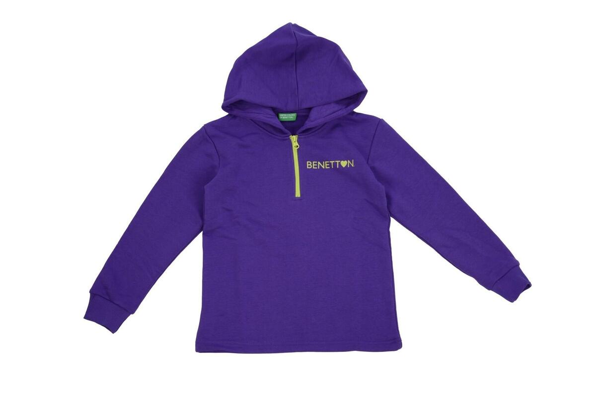 Benetton Sweatshirt Kız Çocuk BNT-G21559 72811 Mor