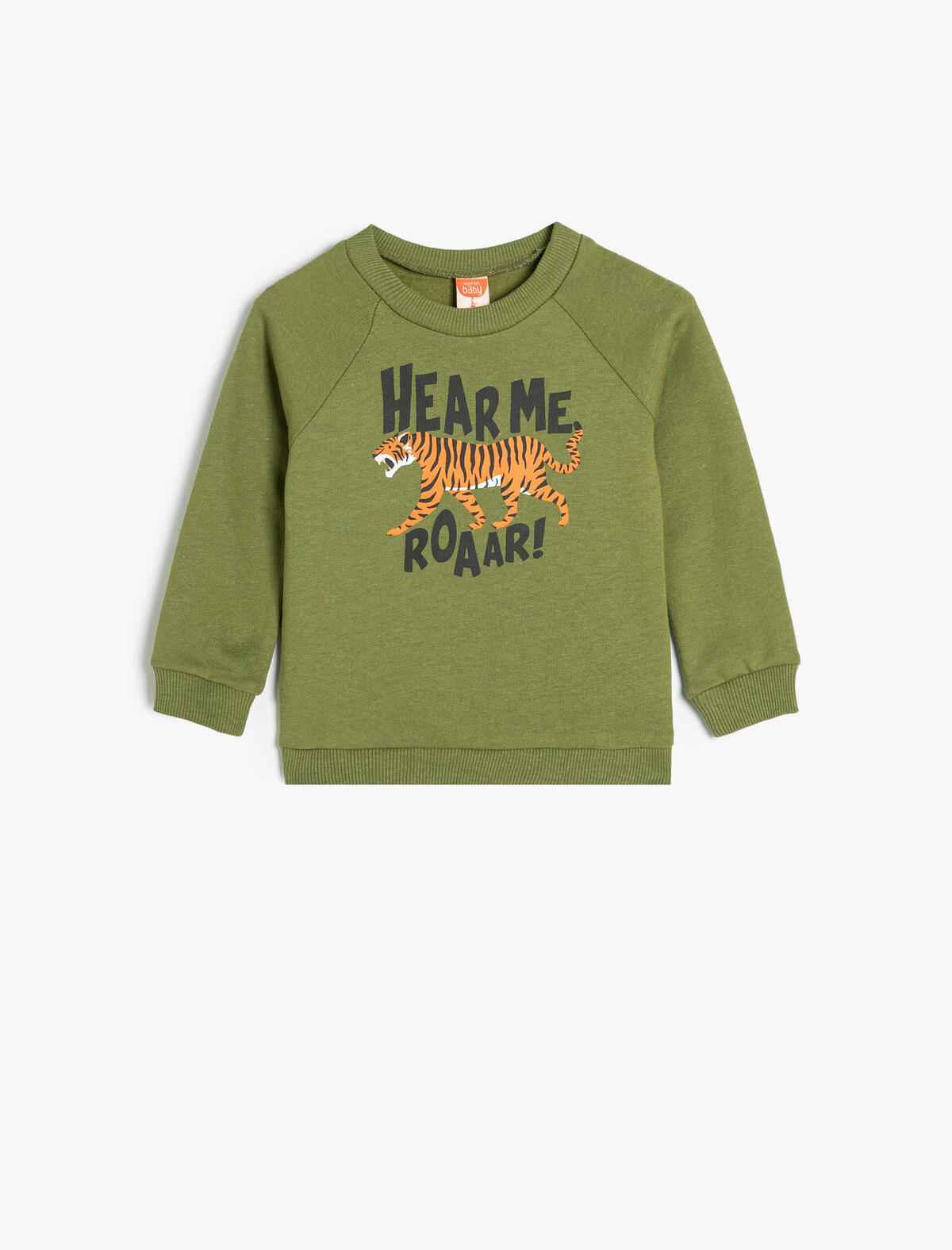 Koton Sweatshirt Erkek Bebek 5WMB10184TK Yeşil