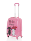 Mçs Abs Çocuk Valiz V307 Pembe-Happy Baskı