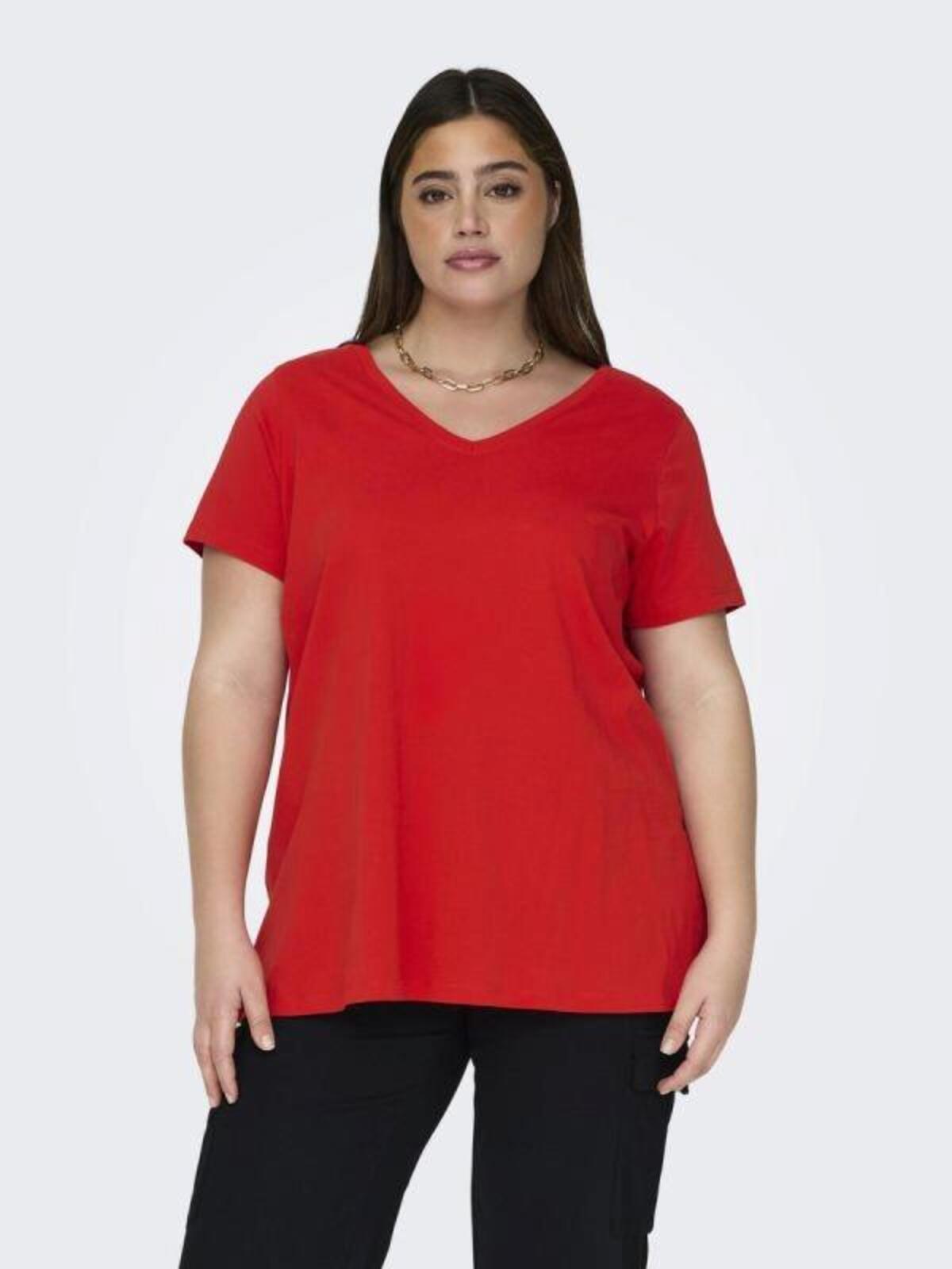 Only Carmakoma Tişört 15298452 Kırmızı