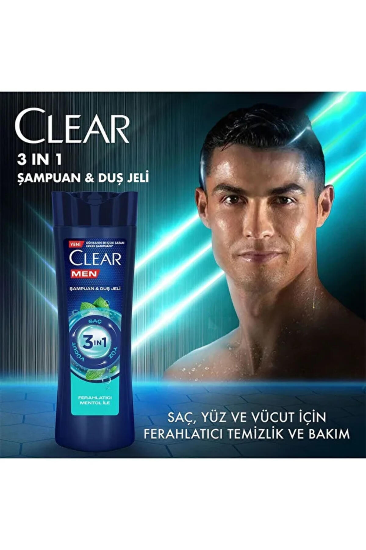 Clear Men Şampuan&Duş Jeli Mentol Etkisi 350Ml