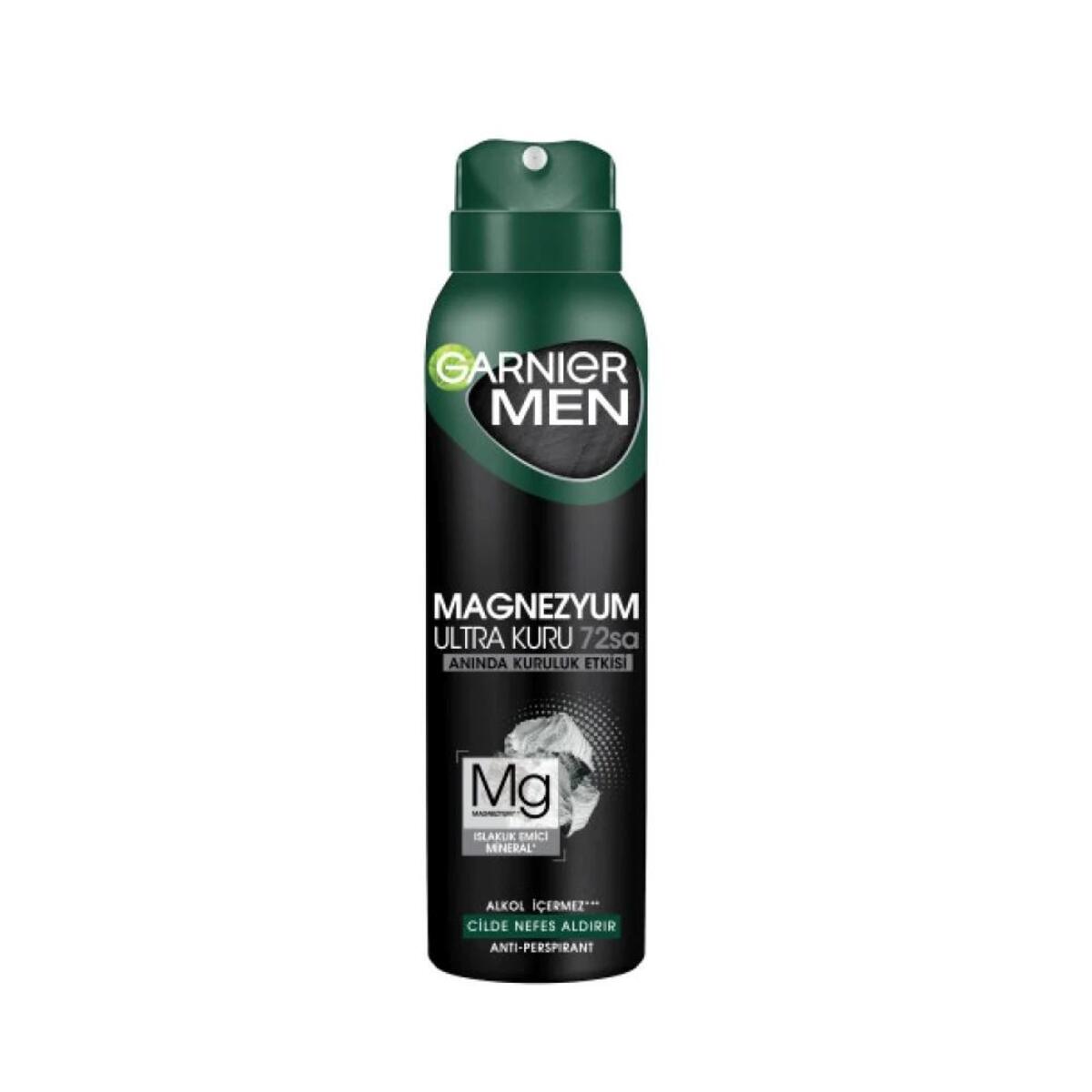 Garnier Men Erkek Deodorant Magnezyum 150Ml