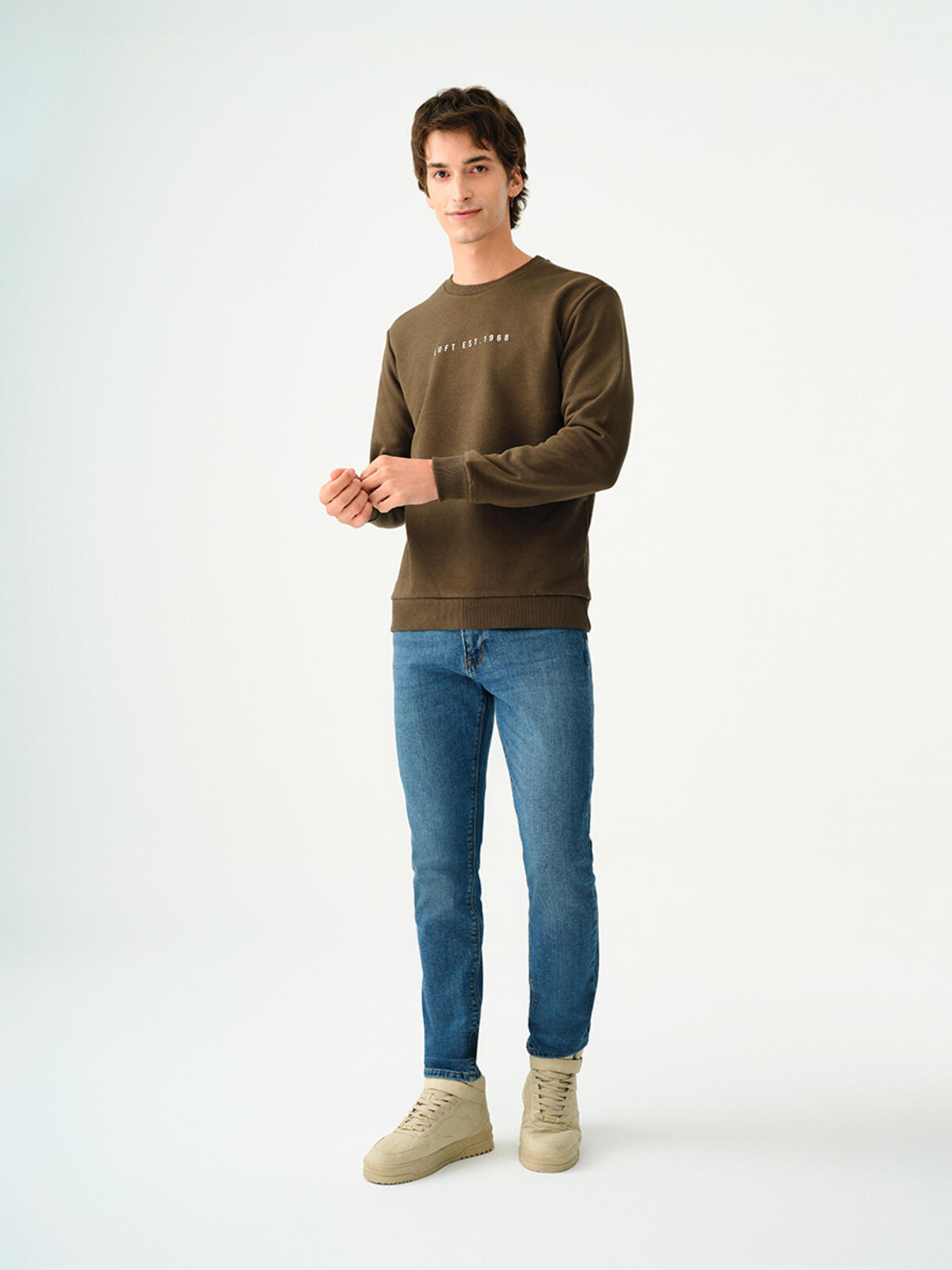 Loft Sweatshirt LF2037100 Haki