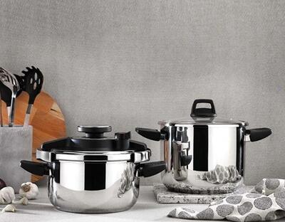 Schafer Düdüklü Set Compact 4+6,5L 1s0815-27002-Sıy01 Siyah (Dy)