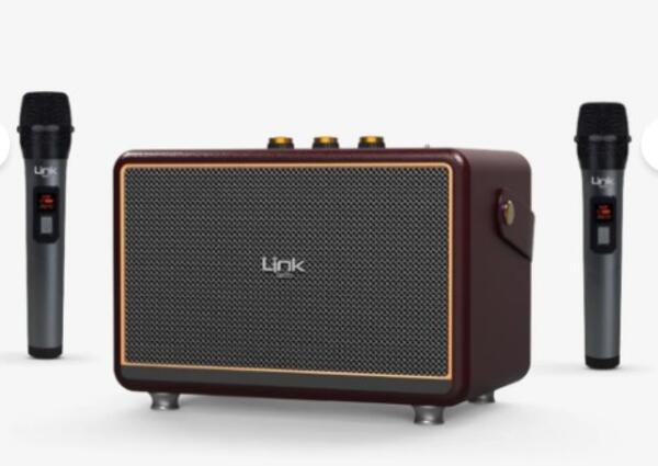 Linktech Bluetooth Hoparlör Premium Mikrofonlu M407 50W Retro