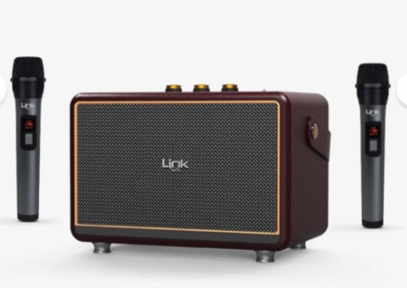 Linktech Bluetooth Hoparlör Premium Mikrofonlu M407 50W Retro