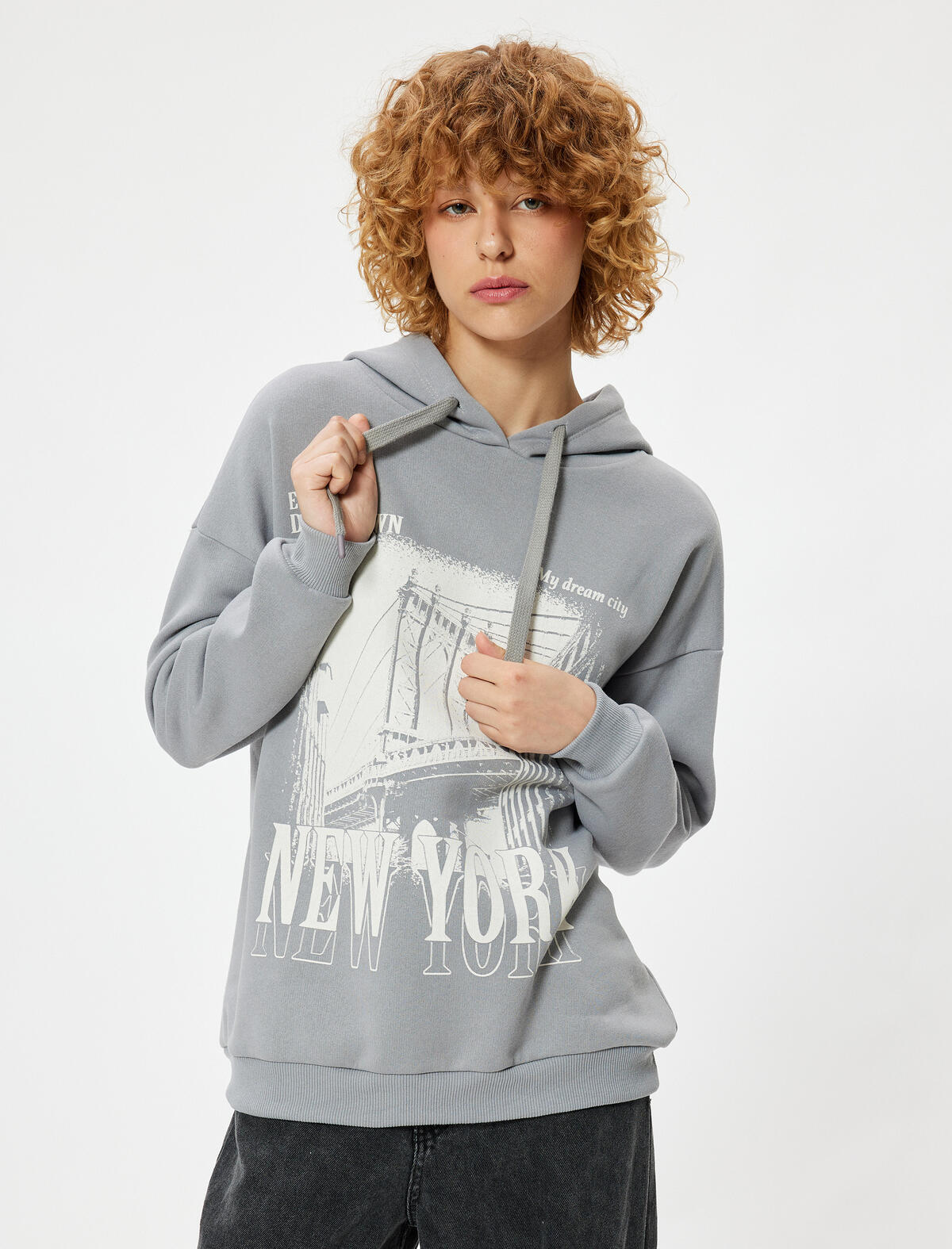 Koton Sweatshirt 5WAL10160IK Gri