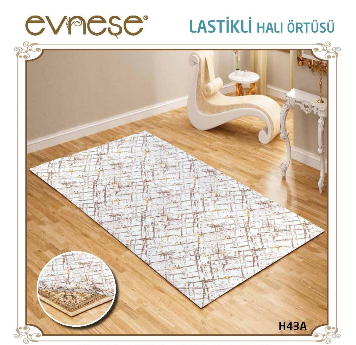 Evneşe Halı Örtüsü 4M2 H43A