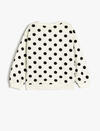 Koton Sweatshirt Kız Bebek 5WMG10106AK Ekru Desenli