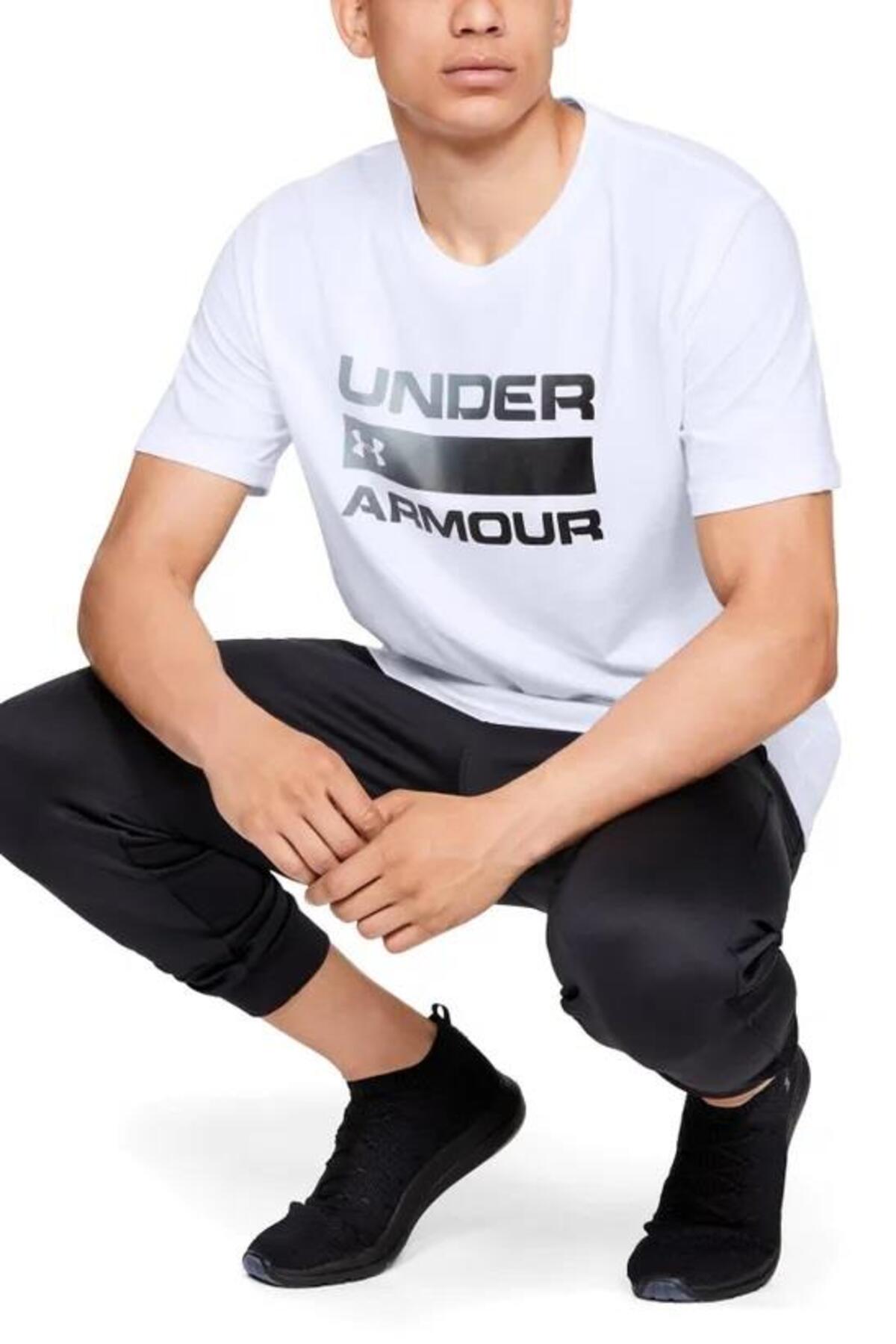 Under Armour Ua Team İssue Wordmark Ss 1329582-100 Beyaz