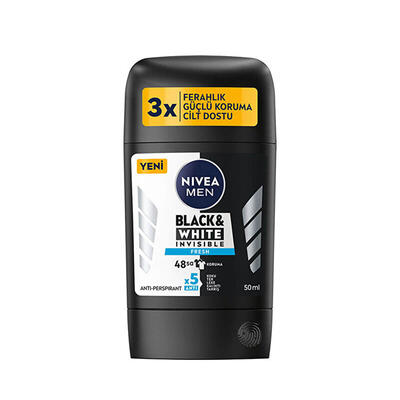 Nivea Men Erkek Stick Black&White Fresh 50Ml (Dy)