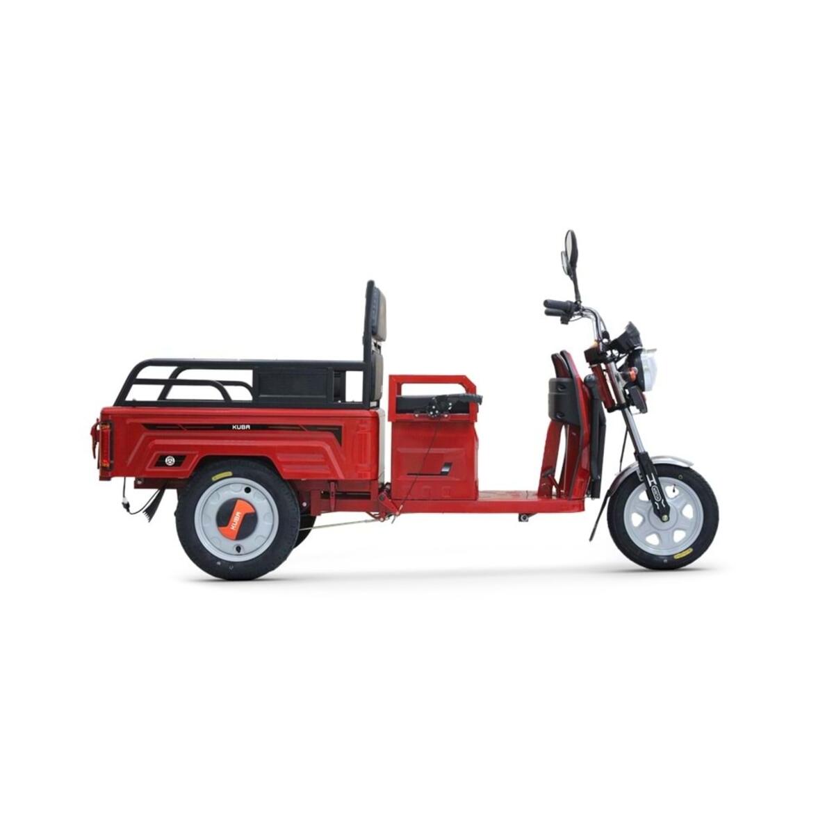 Kuba Motosiklet Eco Pikap TL1500DZH-6A Üç Tekerlekli Elektrikli Kırmızı