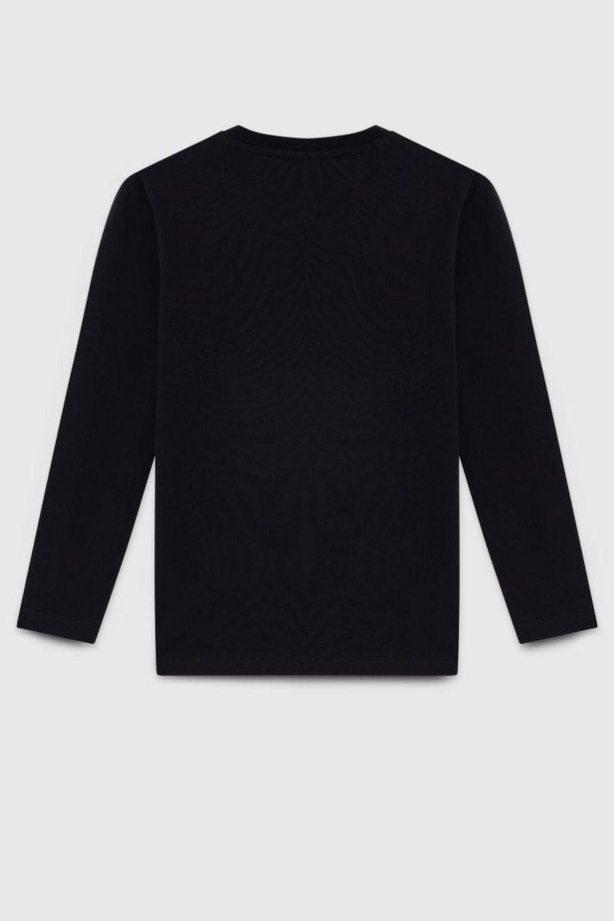 Benetton Tişört Erkek Çocuk BNT-B23339 26063 Siyah