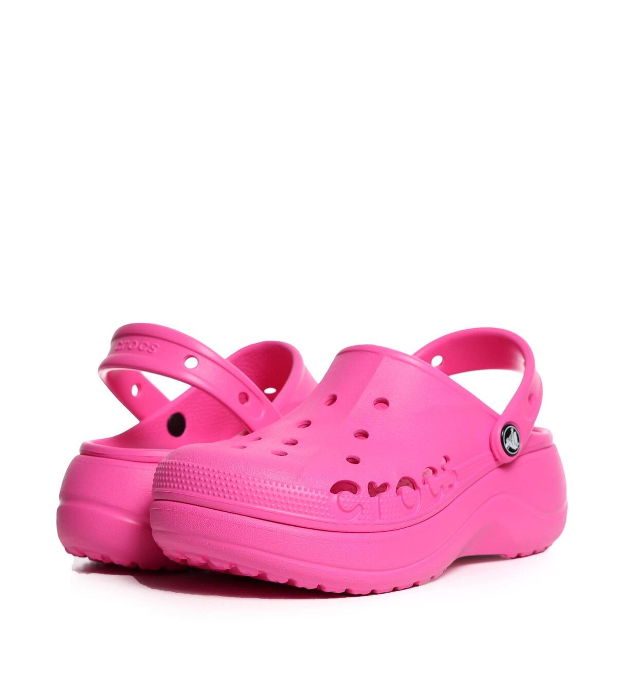 Crocs Baya Platform Clog 208186_6Qq Electric Pink