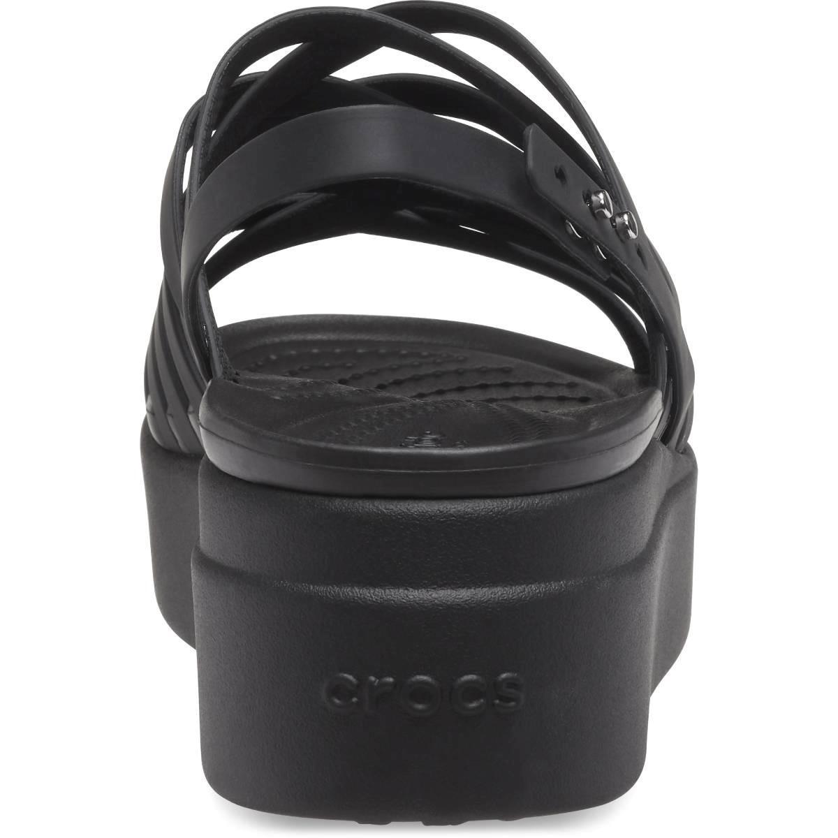 Crocs Brooklyn Strappy Lowwdg 206751_001 Black