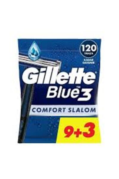 Gillette Traş Bıçağı Blue 3 Comfort Slalom 3Lü Poşet (Dy)