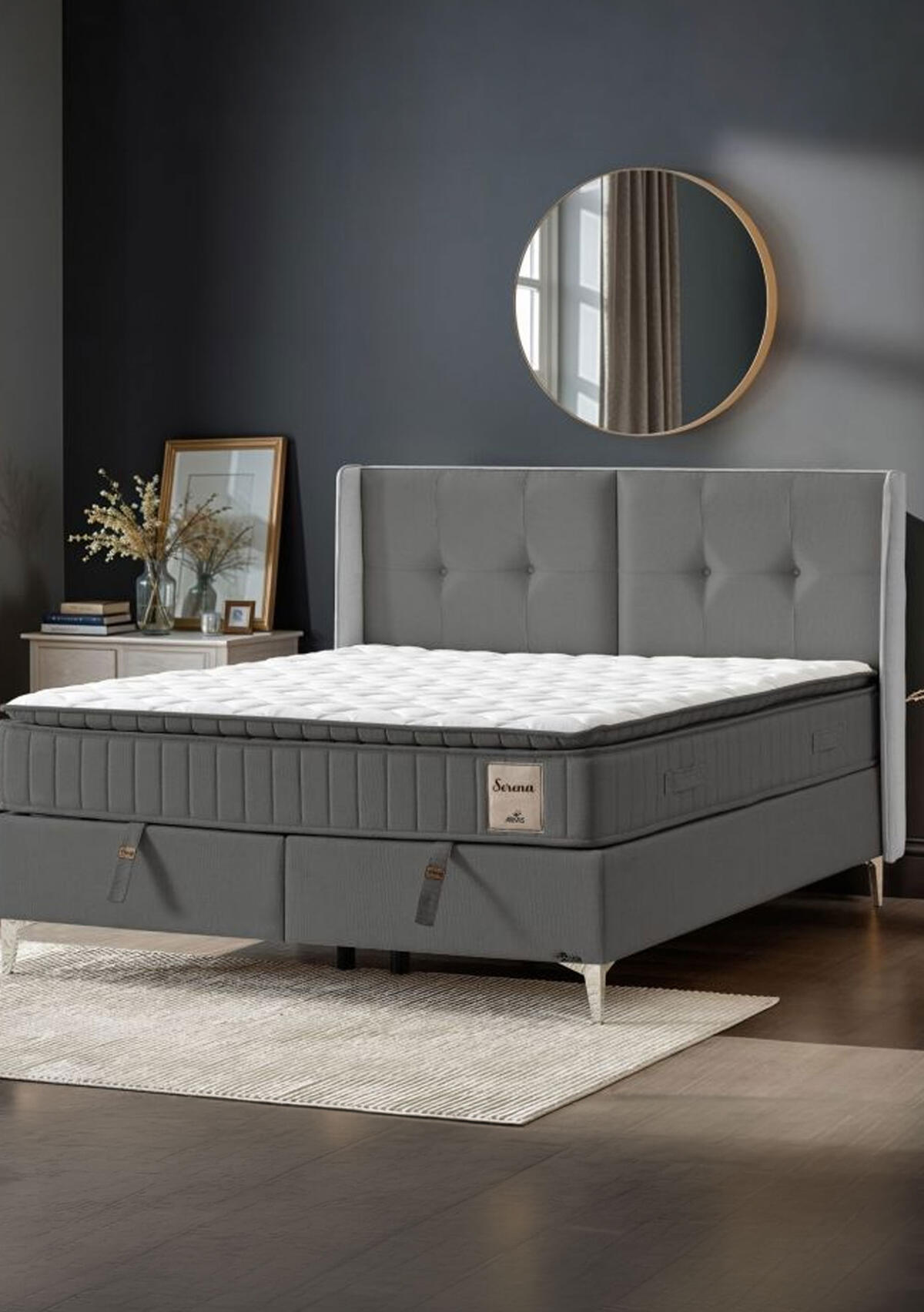 Armis Yatak 100*200 Serena Gri- Antrasit