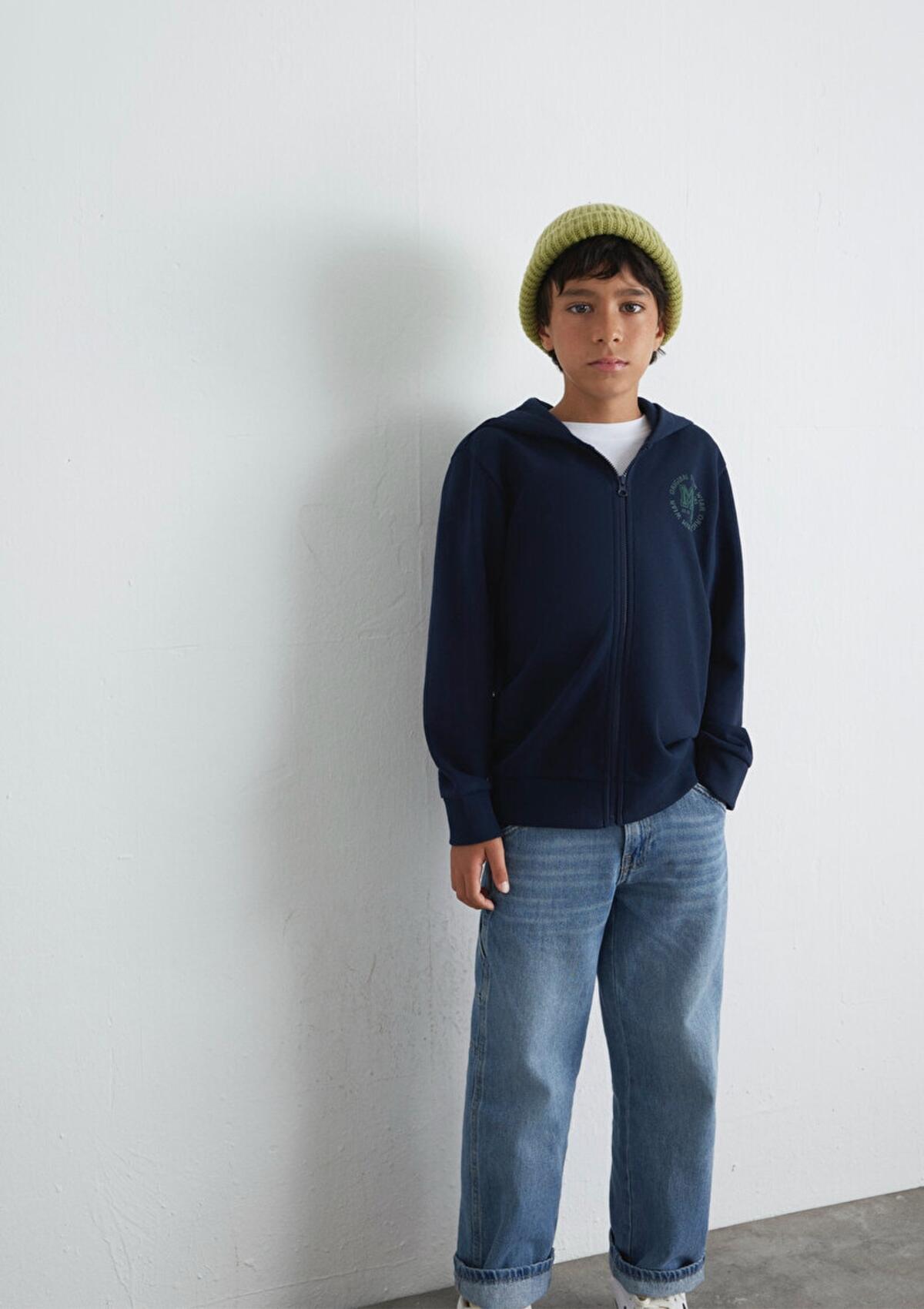 Mavi Sweatshirt Erkek Çocuk M6S10127-82318 Lacivert