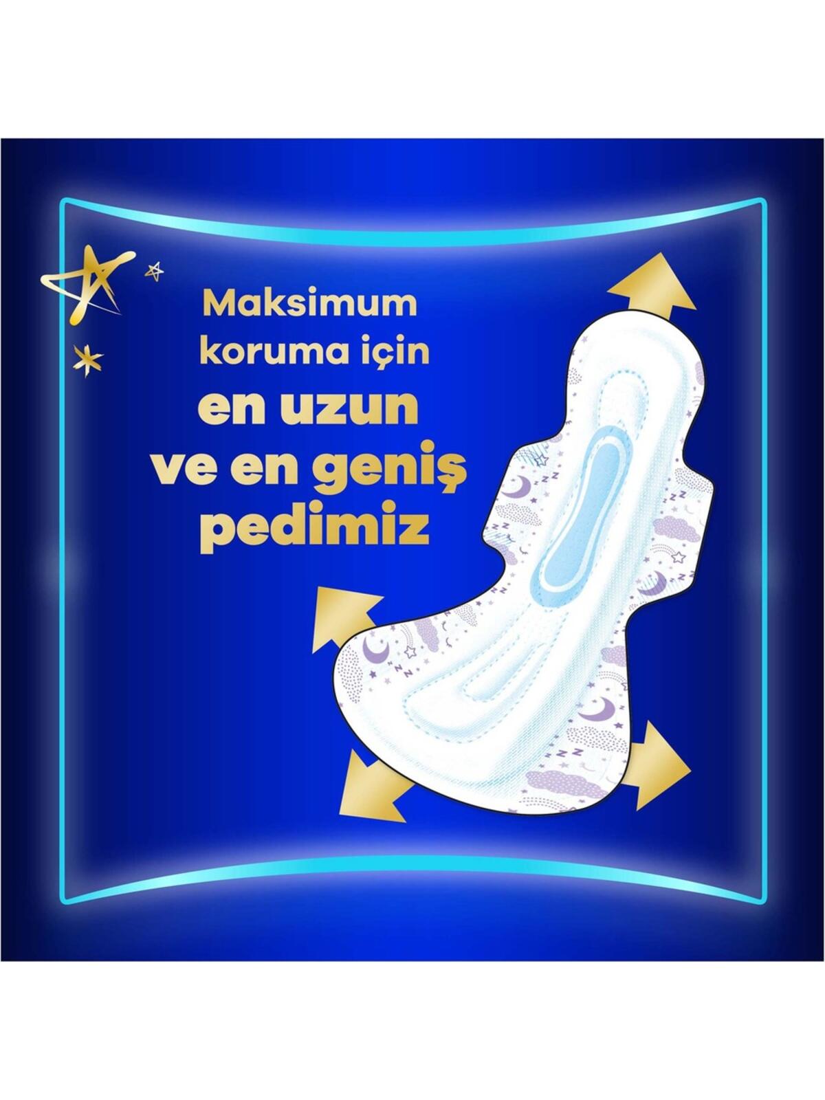 Orkid Hijyenik Ped Ultra Extra Gece Max 14Lü N:6