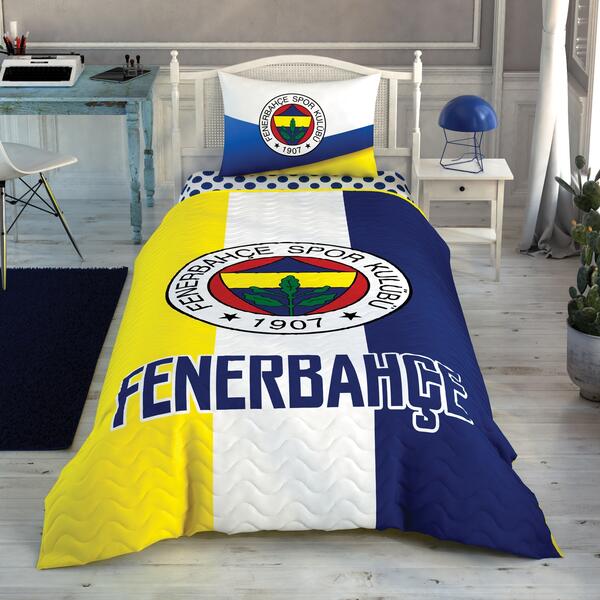 Taç Nevresim Takımı Tek Kişilik Complete Disney Fenerbahçe Logo