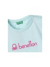 Benetton Tişört Kız Çocuk BNT-G21304 Mavi