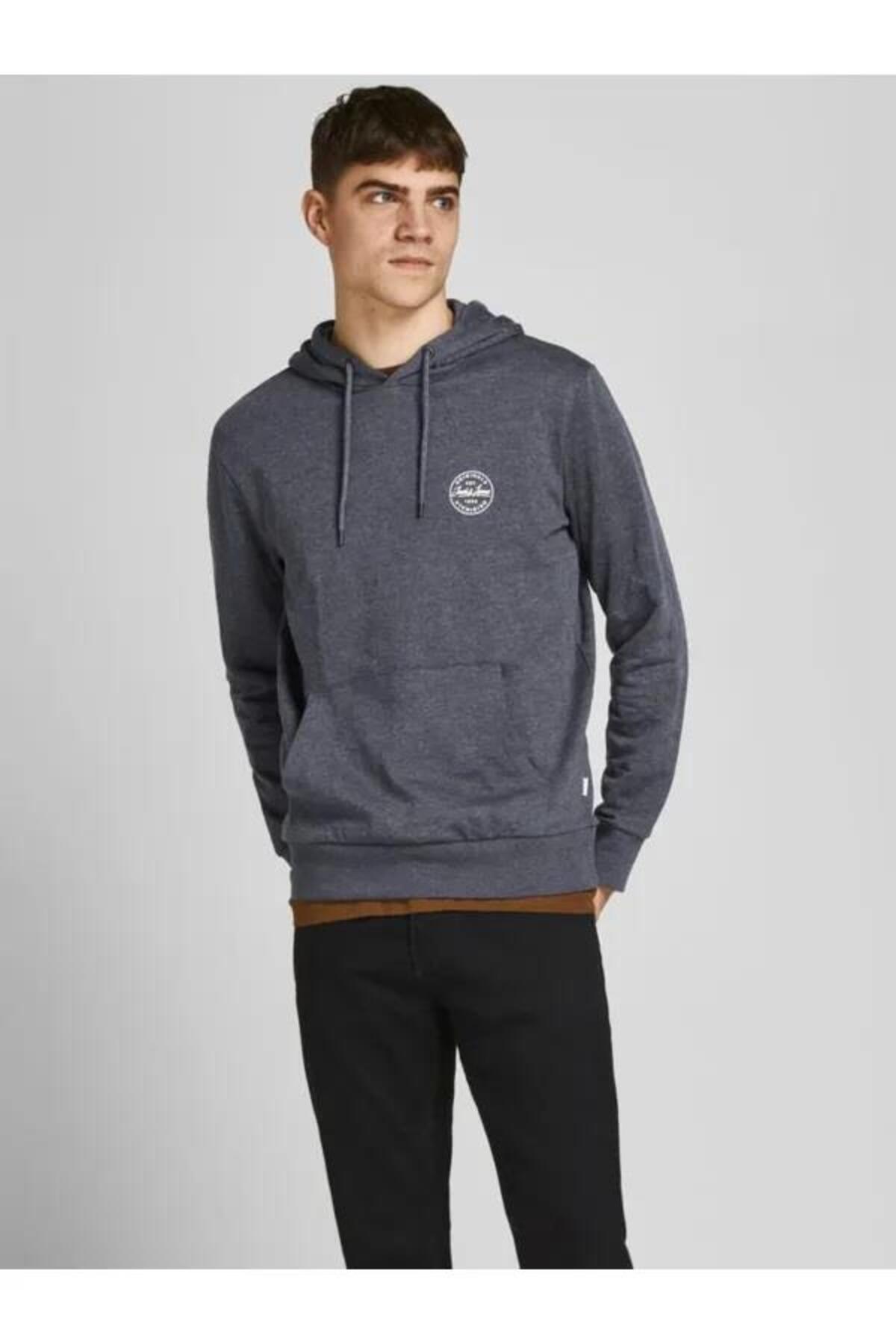 Jack&Jones Sweatshirt 12205081 Koyu Gri