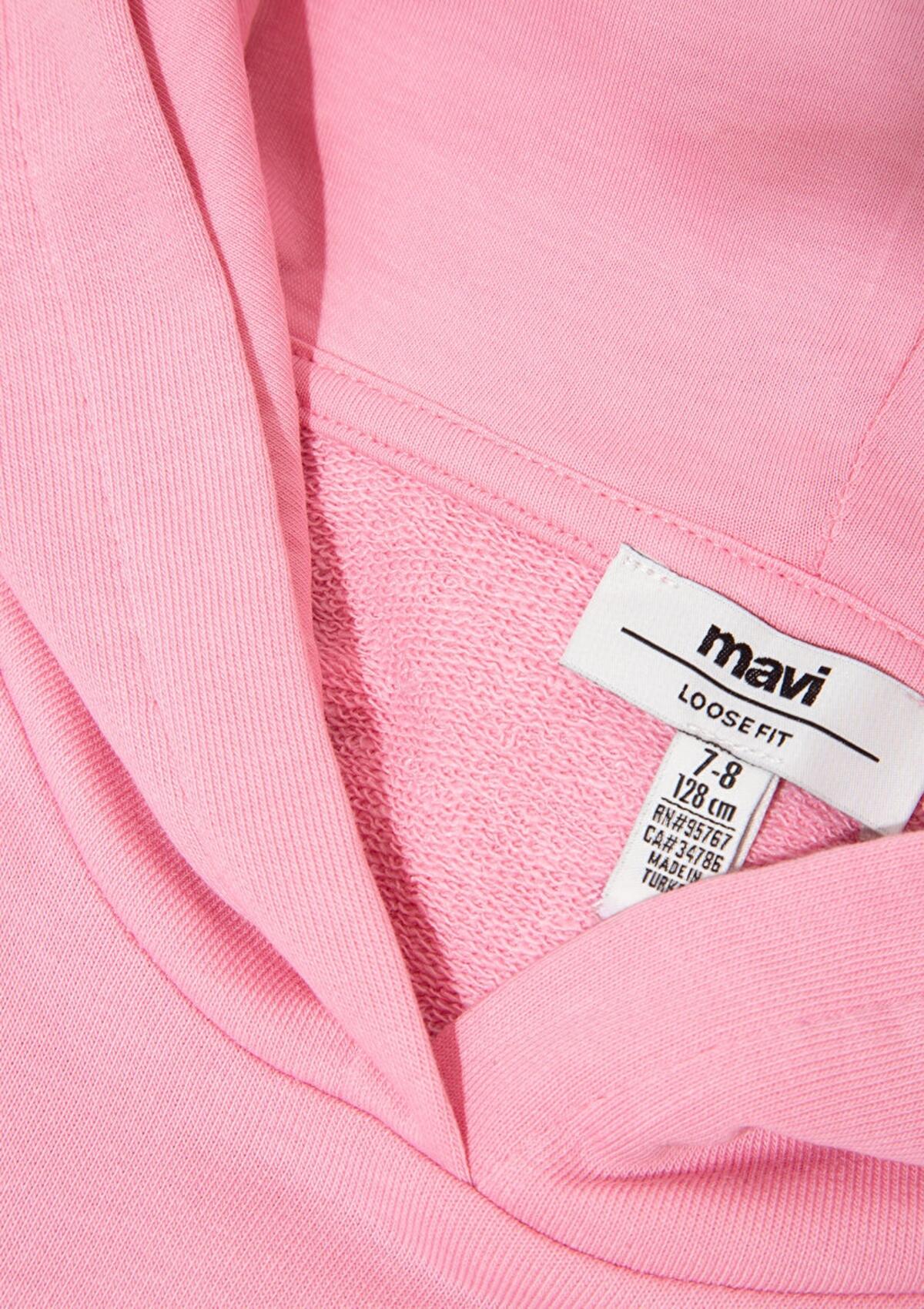 Mavi Sweatshirt Kız Çocuk M7S10147-70972 Pembe