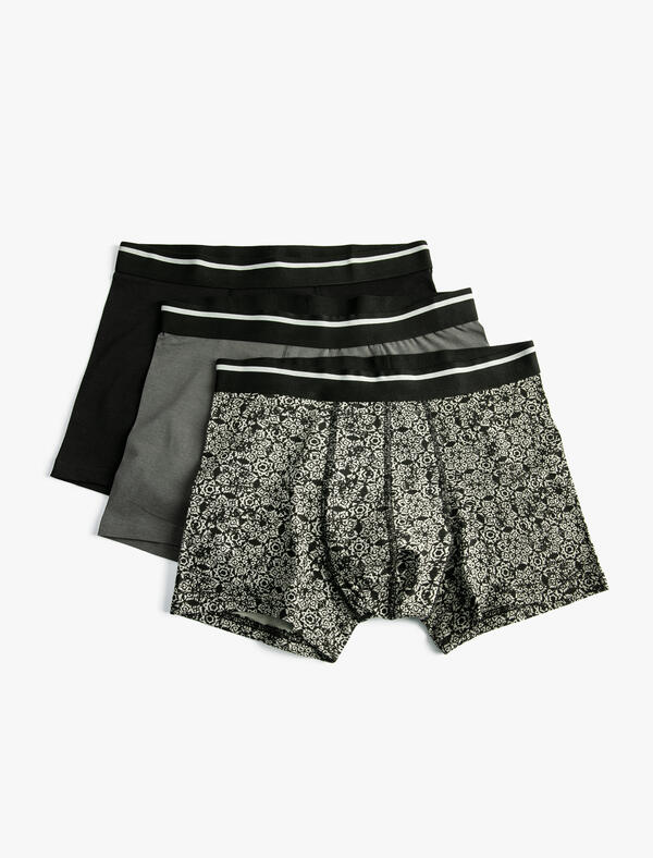 Koton Boxer 3SLM90053MK Antrasit Desenli