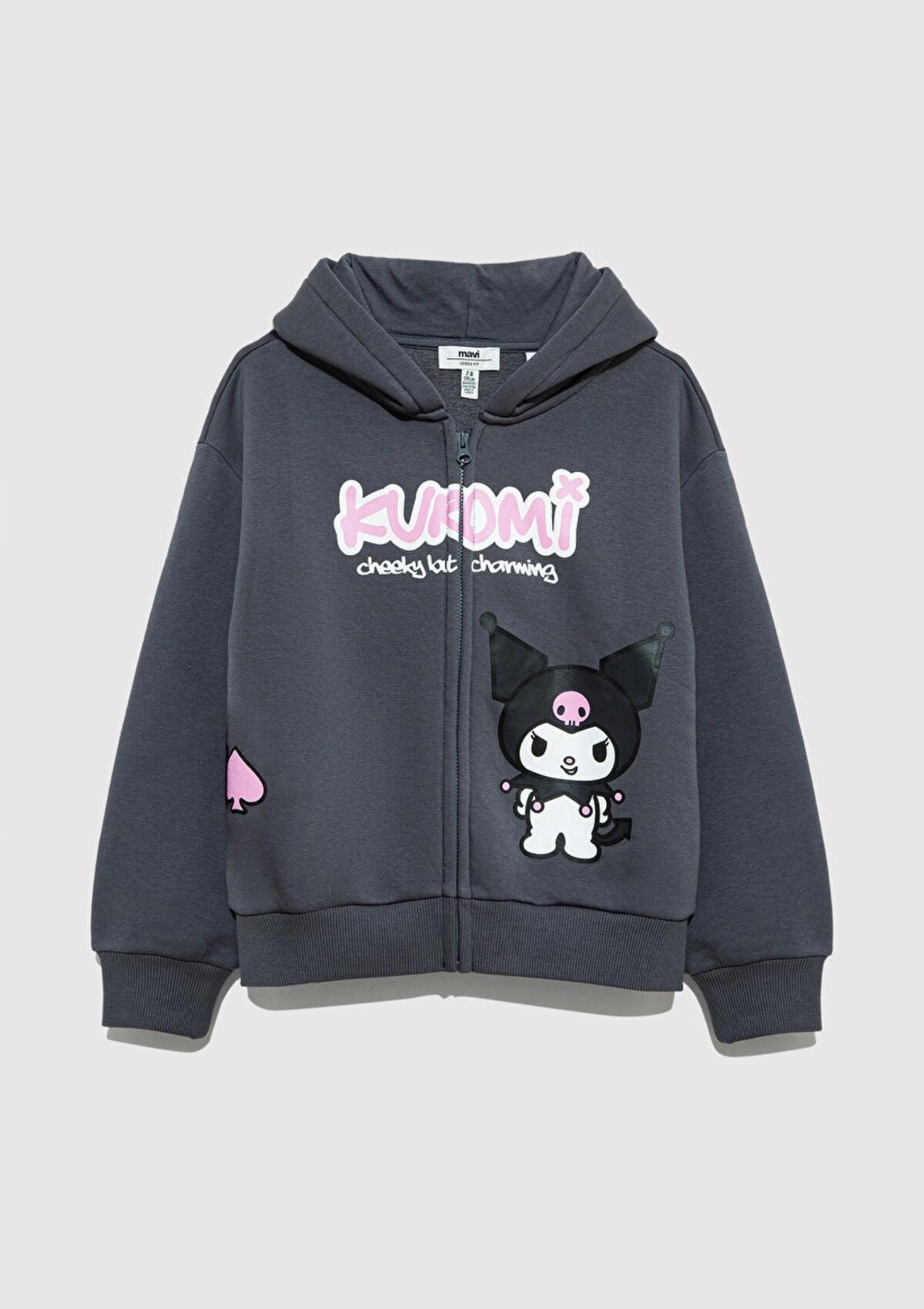Mavi Sweatshirt Kız Çocuk M7S10167-85309 Gri