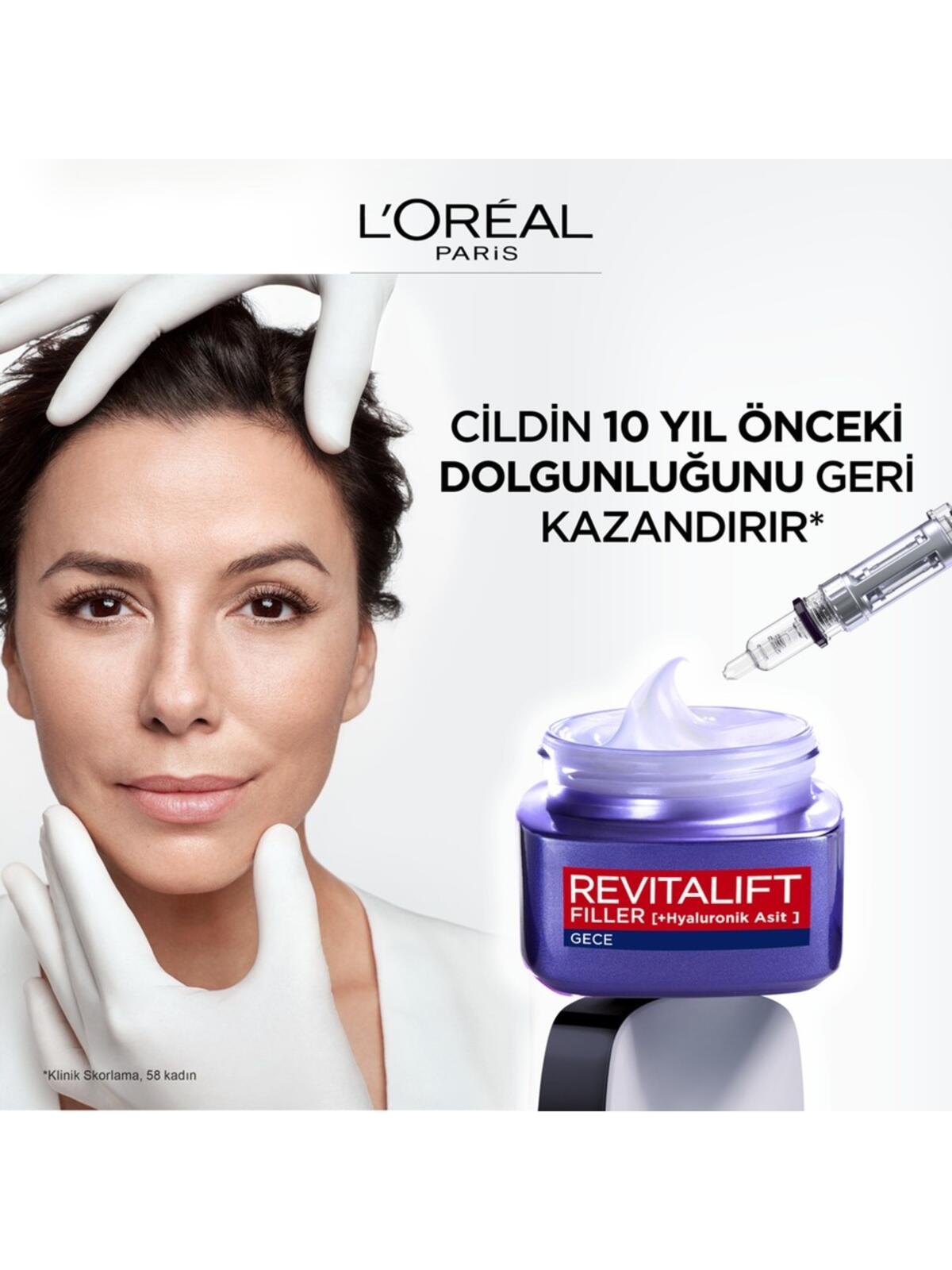 Loreal Paris Gece Kremi Revitalift Filler 50Ml