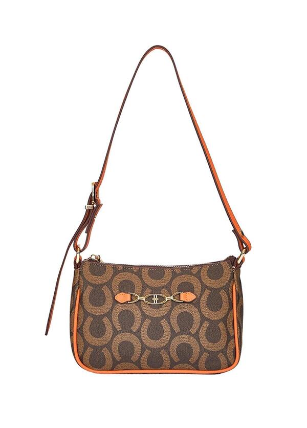 U.S. Polo Assn. Omuz Çanta US24195 Kahve-K.Turuncu