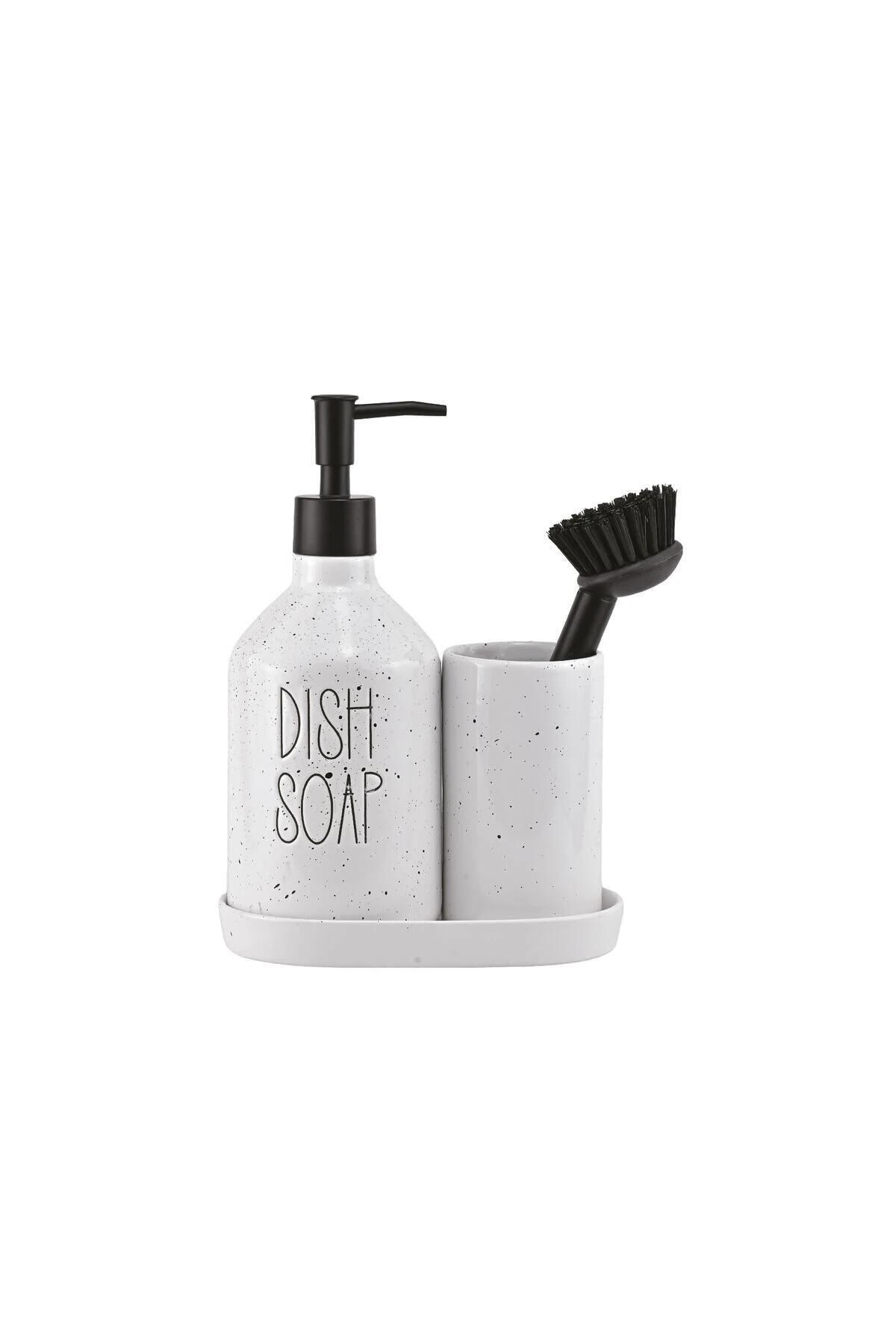 Perotti Sabunluk Fırçalı Set Sapone Beyaz 16747